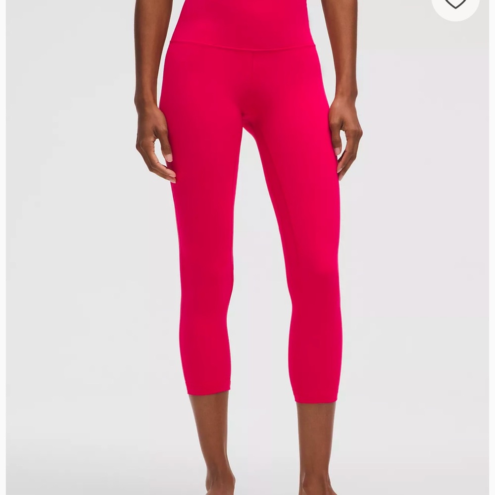 Lululemon Pink Cropped Leggings